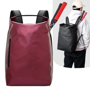 Große Kapazität Wasserdicht Sport Rucksack Mit Unabhängigem Schuhfach Schlägerfach Roll Top Reisetasche Für Damen Herren