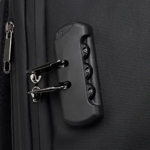 Sac à dos de voyage rigide avec serrure à combinaison à trois chiffres et antivol
