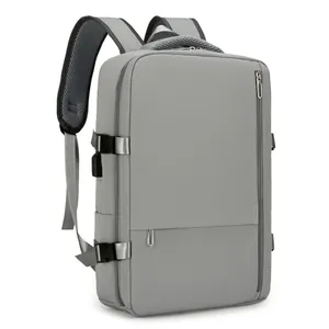 Large Capacity Travel Backpack For Women Waterproof Oxford Cloth Laptop Bag With USB Charging Port Business Casual Rucksack