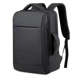 Sac à dos d'affaires étanche pour ordinateur avec bretelles ergonomiques et tissu mat