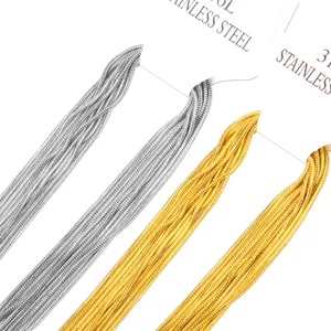 Minimalistische 316L Edelstahl Schlangenknochenkette Halskette Für Damen Herren Polierter Modeschmuck Vielseitiges Accessoire Geschenk