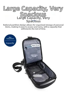 Crossbody bag internal compartment with mesh pocket and layered storage for accessories