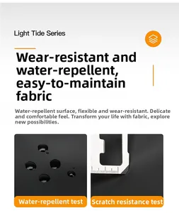 Détail du tissu imperméable et résistant aux rayures de ce sac à bandoulière pour homme