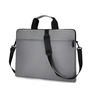 Slim 15.6 inch waterproof Oxford laptop bag with adjustable shoulder strap and handle