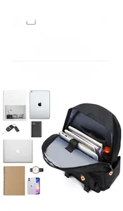 Innenfächer des Business-Rucksacks mit großem Fassungsvermögen und viel Stauraum