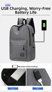 Λεπτομέρεια θύρας φόρτισης USB και εσωτερικού καλωδίου για επαγγελματική τσάντα