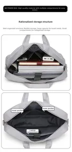 Sac ordinateur avec compartiment intérieur organisé et poches plaquées pour accessoires