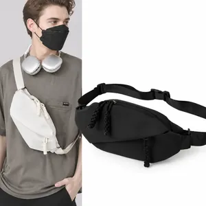 Ανδρική Τσάντα Στήθους από Νάιλον Streetwear Ελαφριά Αδιάβροχη Τσάντα Χιαστί Ώμου Casual Ταξίδι Υπαίθρια Μικρή Τσάντα