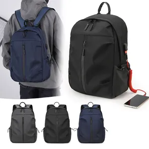 Large Capacity Travel Backpack For Men Women Waterproof Oxford Cloth Laptop Bag With USB Port Business Casual School Rucksack