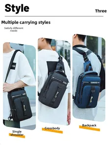 Three versatile ways to wear the waterproof oxford chest bag for outdoor travel