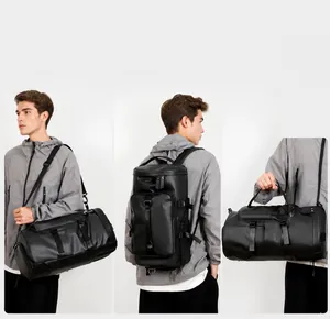 Three-way carry modes showing backpack, handbag, and shoulder bag functionality