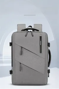 Detail showing high-density scratch-resistant fabric and breathable mesh back of backpack