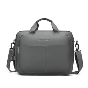 Men's Business Laptop Briefcase Oxford Cloth Waterproof Messenger Shoulder Bag Casual Handbag For Work Travel Office