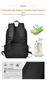 Spallacci ergonomici a S e imbottitura posteriore traspirante in schiuma a tre strati