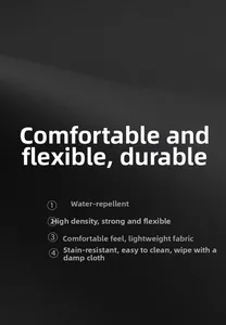 Macro detail of high-density water-resistant fabric on black fashion sling bag for men
