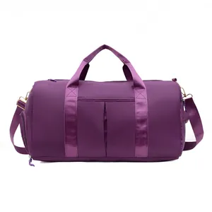 Large Capacity Oxford Fabric Travel Bag Dry Wet Separation Gym Fitness Bag With Independent Shoe Compartment Duffle Bag