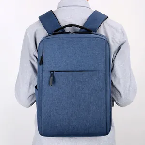 Zakelijke Laptop Rugzak Waterdicht Oxford Doek USB Oplaadpoort Woon-werkverkeer Reizen Schooltas Heren Dames Grote Capaciteit