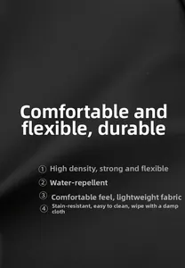 Detailed view of high-density water-resistant fabric texture on men's crossbody bag