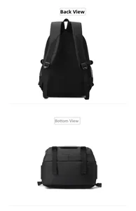 Détail du dos en maille respirante et du fond renforcé sur le sac à dos professionnel
