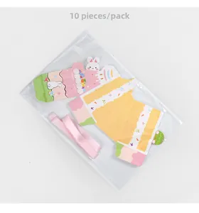 Set detallado de 10 cajas de regalo DIY de conejo de Pascua con cintas rosas de fiesta