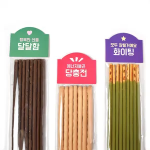 Niedliche koreanische Süßigkeiten-Verpackungskarten und Klarsichtbeutel für Kekse