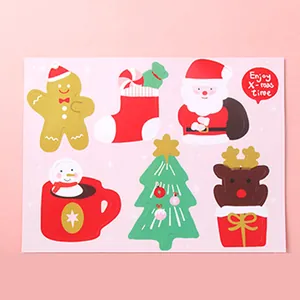 Cartes de sucettes de Noël créatives avec Père Noël, bonhomme de pain d'épice et renne