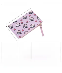 Slim cow print PU leather wallet with zipper pocket and card slots, dimensions 13.5x8.5 cm