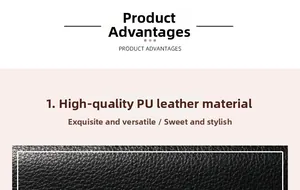 Gros plan sur la texture du cuir PU noir de qualité avec grain de litchi détaillé