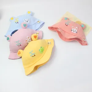 Simpatici cappelli da sole per neonati con orecchie di animali per bambini di 2-5 anni