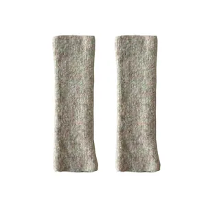 Chic balletcore wool blend multicolor knit leg warmers for women in a stylish slouchy fit
