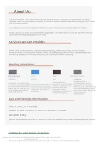 Size 42x15cm wool blend striped leg warmers material specs and washing instructions