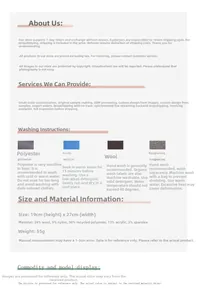 Detail showing wool blend fabric composition and care instructions for the pilot knit hat