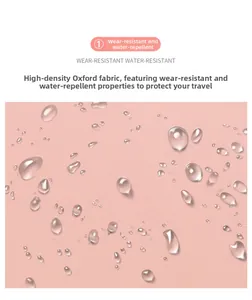 Close-up of water-resistant high-density oxford fabric with hydrophobic droplets