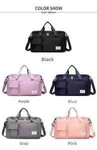 Classic fitness bag collection in multiple colors with separate shoe compartment