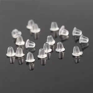 Universelle Silikon-Ohrstopper in Kugelform für Ohrstecker und Ohrring-Sicherungen