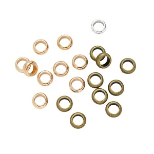 7mm vintage zinc alloy spacer beads for DIY jewelry in bronze, rose gold, and silver
