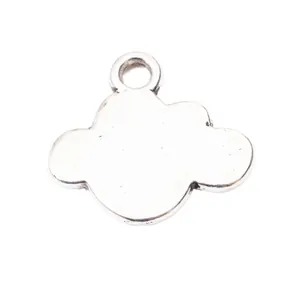 Vintage Silber Wolke Anhänger aus Zinklegierung für DIY Schmuckherstellung Zubehör