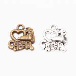 Anhänger Cheer-Horn aus Zinklegierung in Bronze und Silber für DIY-Schmuckzubehör
