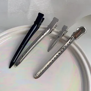 Professional Alloy Hair Root Volumizing Duckbill Clips Metal Positioning Seamless Alligator Hairpins For Women Styling Tools