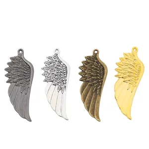 DIY engelenvleugel hangers van metaal in zilver, goud en brons voor het maken van sieraden