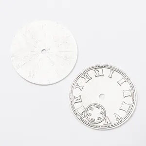 Silver vintage clock gear pendant charm made of alloy for DIY jewelry making and crafts