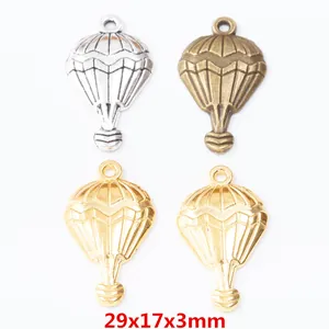 Ciondoli Mongolfiera in Lega Vintage Metallo Accessori Fai Da Te Per Creazione Gioielli Collane Bracciali Orecchini Oro Argento Bronzo