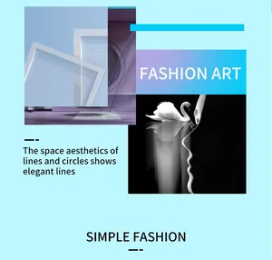Artistic collage for fashion and art banner featuring geometric and abstract elements
