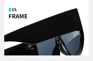 Detailed macro view of the glossy black oversized frame hinge and high-quality craftsmanship