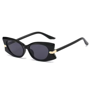 Lunettes de Soleil Rétro Papillon Œil de Chat pour Femmes Protection UV400 Monture en Polycarbonate Tendance Eyewear