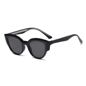 Women Vintage Cat Eye Sunglasses TR90 Lightweight Frame PC Lens UV400 Protection Fashion Retro Trend Sun Glasses For Outdoor Travel