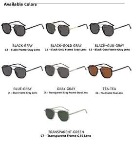 Multiple color options for polarized spring hinge sunglasses in seven different lens finishes