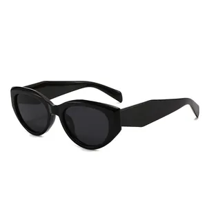 Women's Retro Cat Eye Sunglasses Fashion Oversized Polygon PC Frame UV400 Protection Sun Glasses For Travel Party Daily Use