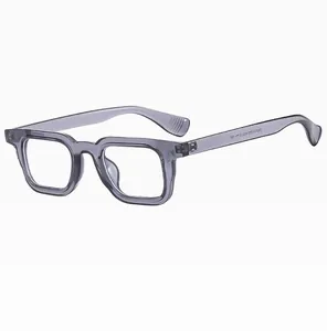Close-up of translucent grey square frame sunglasses showing model ZM3130 and hinge detail