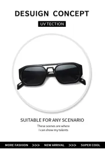 Detail einer klassischen quadratischen Flieger-Sonnenbrille mit UV-Schutz und verstärktem Steg